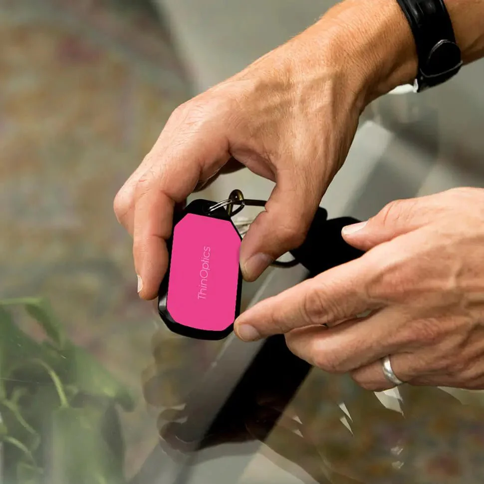 Readers + Fuchsia Fedora Keychain Case - Image 2