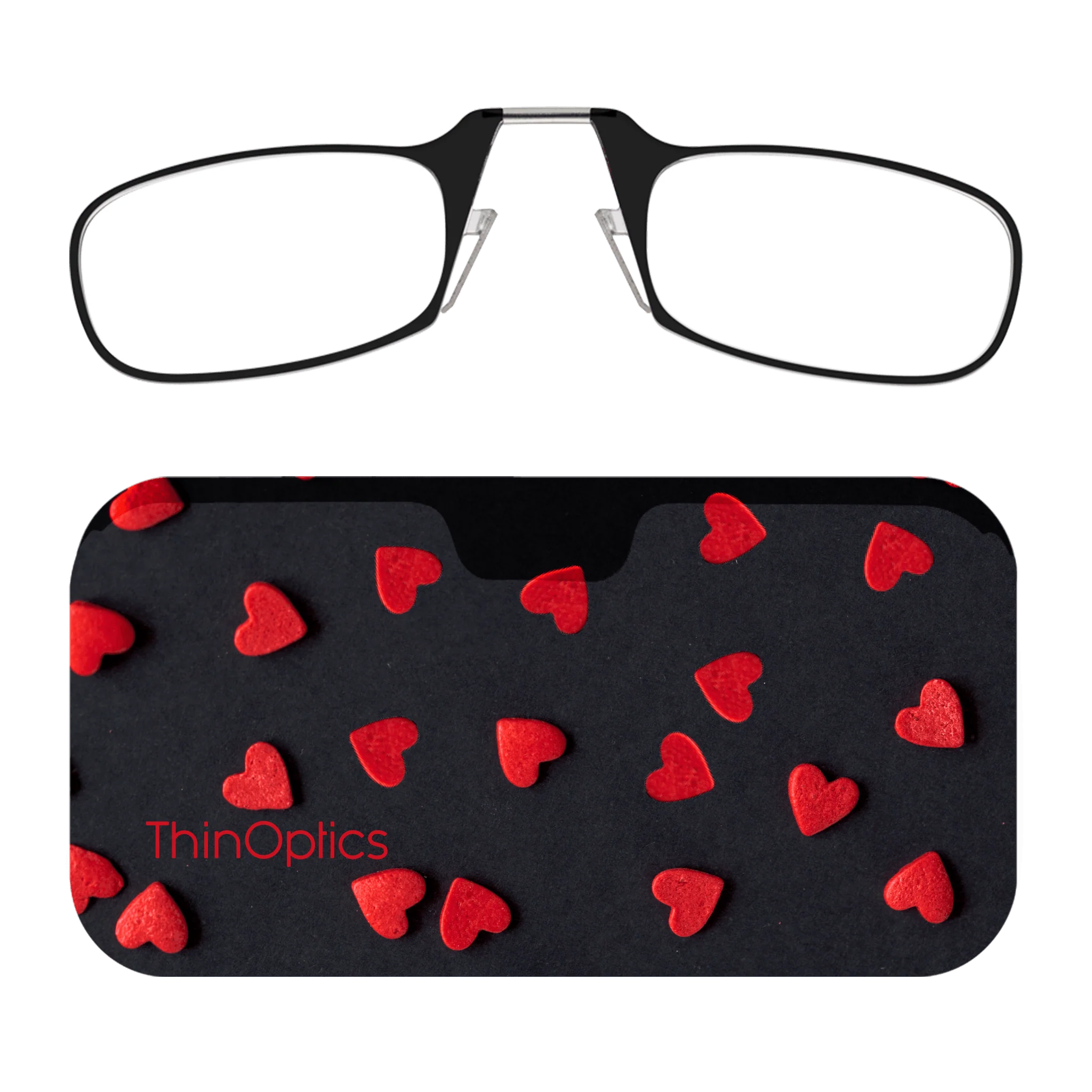 Readers + Red Felt Hearts Magnetic Pod